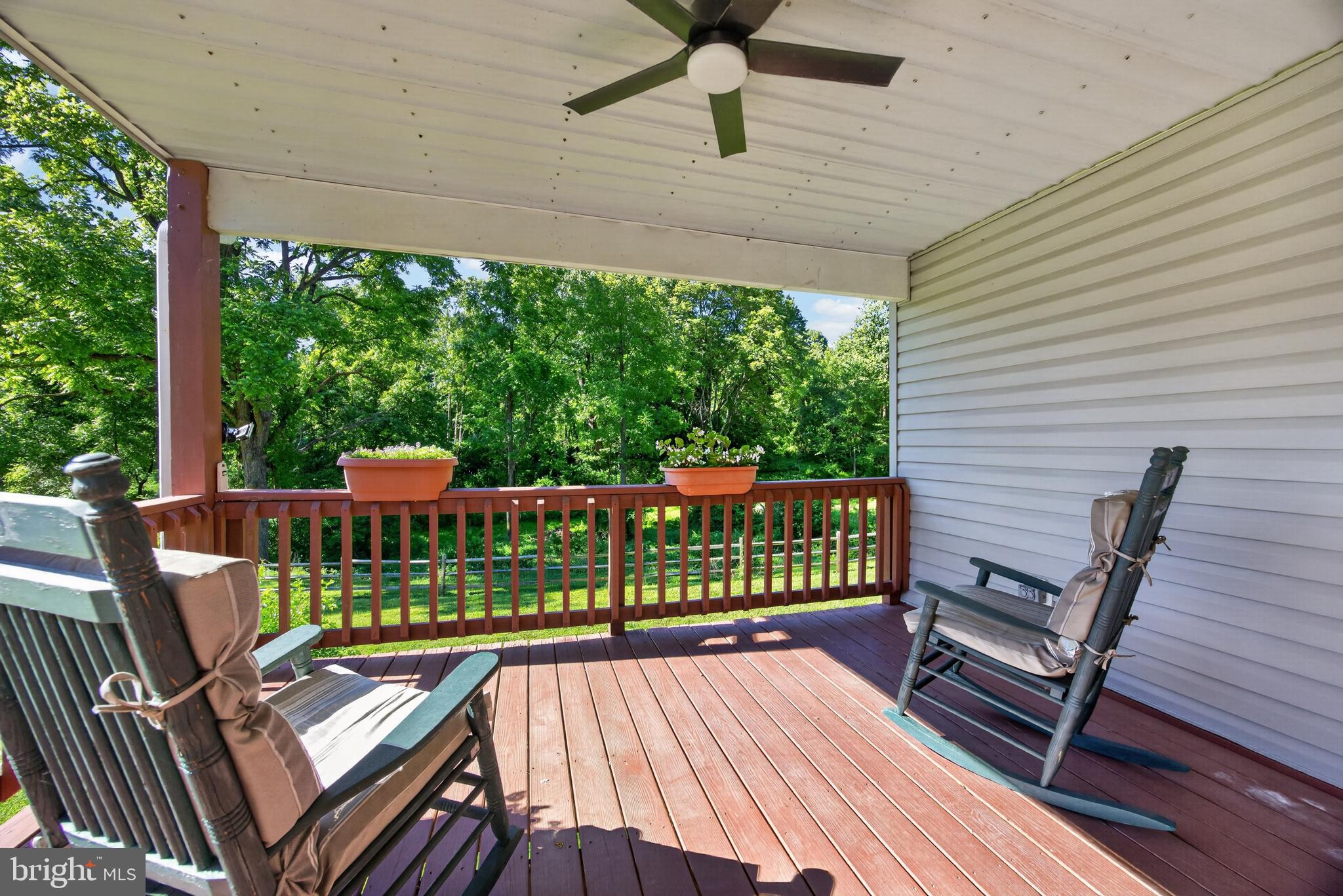 311 Hillendale Road Avondale, PA 19311 - Photo 28 of 40 Covered Porch with ceiling fan