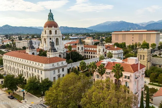 a view of a lake with a garden and deck