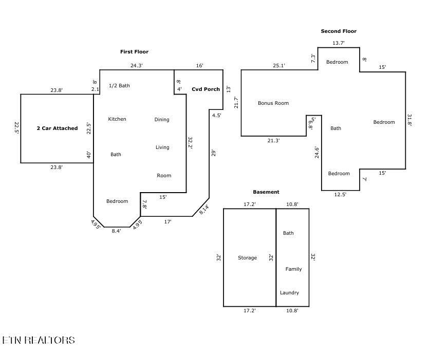 2227 Paint Rock Ferry Road Kingston, TN 37763 - Photo 28 of 28 Floor plan