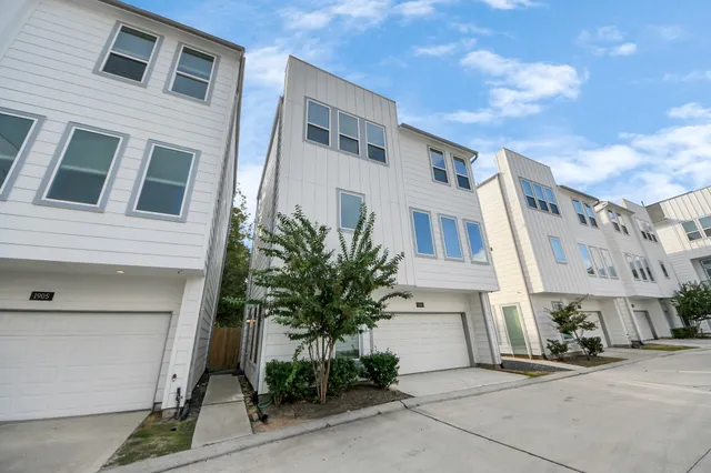 a front view of a building