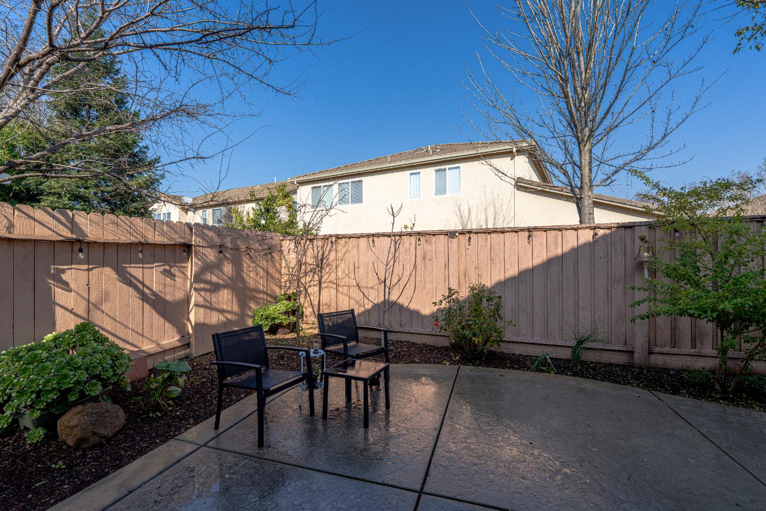 3710 Huntington Road West Sacramento, CA 95691 - Photo 37 of 46 a view of patio with table and chairs and potted plants