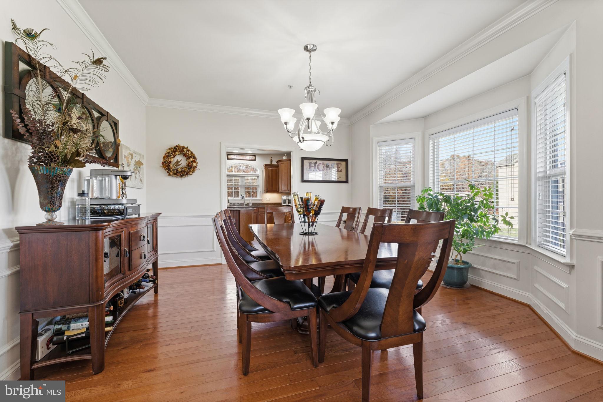 4505 Coachmans Path Court Waldorf, MD 20601 - Photo 14 of 71 a view of a dining room with furniture window and wooden floor
