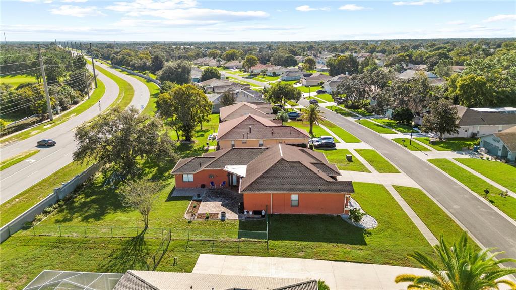 13481 Pullman Drive Spring Hill, FL 34609 - Photo 35 of 41 an aerial view of residential houses with outdoor space and swimming pool