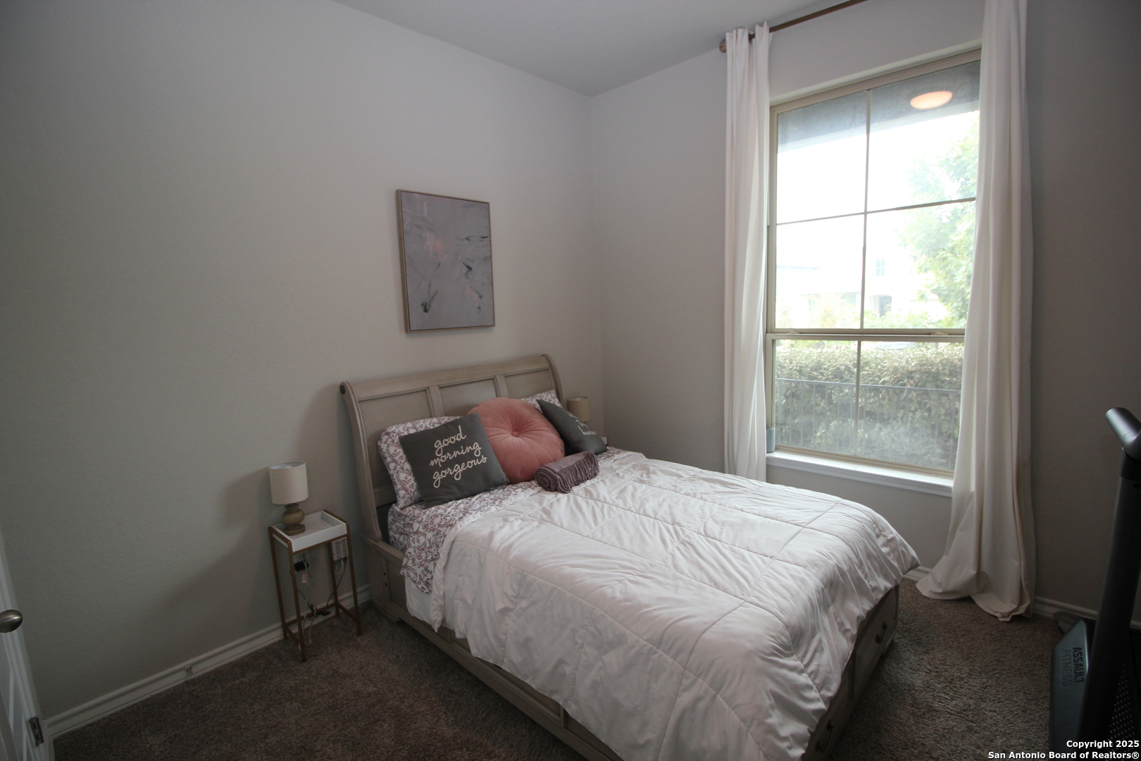 12228 Buckaroo Ranch San Antonio, TX 78254 - Photo 18 of 43 a bedroom with a bed and a window