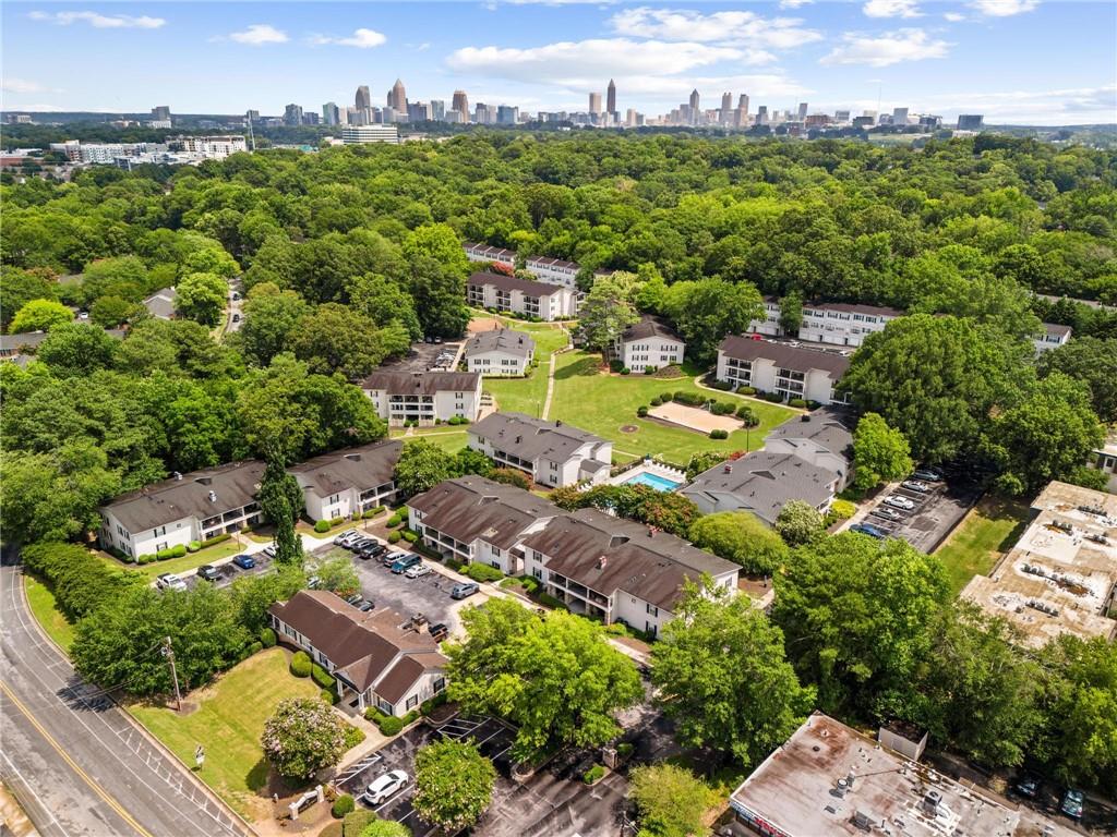 1150 Collier Road Northwest, Unit A10 Atlanta, GA 30318 - Photo 25 of 34 an aerial view of multiple house