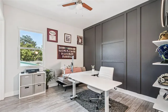 a view of a livingroom with furniture and a couch