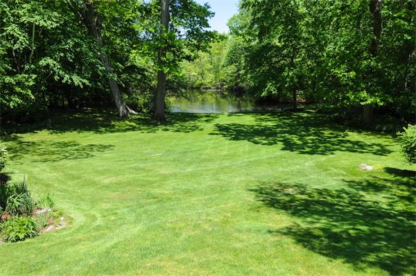 113 Cliff Road Wellesley, MA 02481 - Photo 21 of 25 a backyard of a house with lots of green space