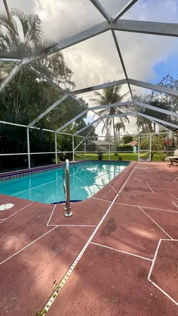 a view of a basketball court