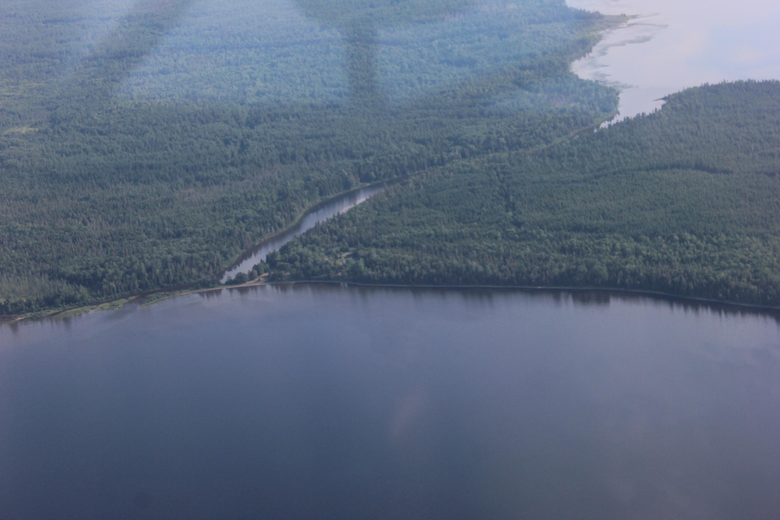 1 Square Lake Sinclair, ME 04779 - Photo 19 of 143 aerial view of lake and thoroughfareview