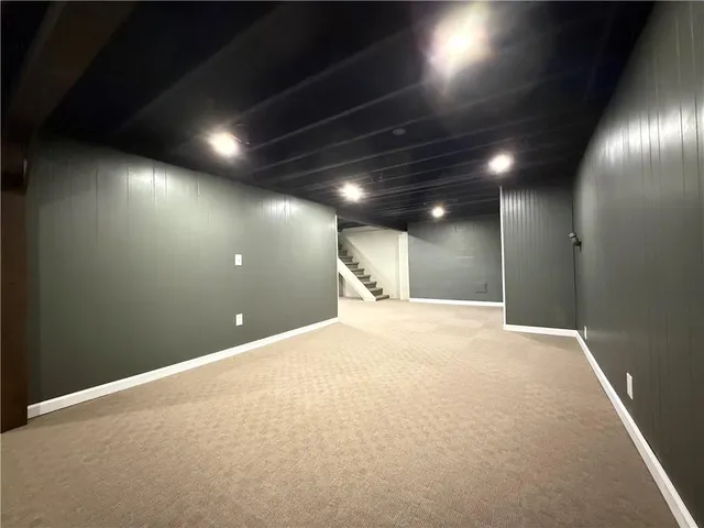a view of an empty room