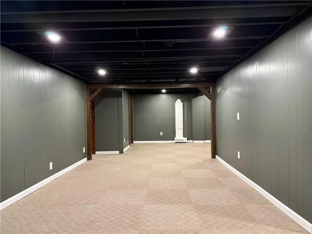 a view of a closet area