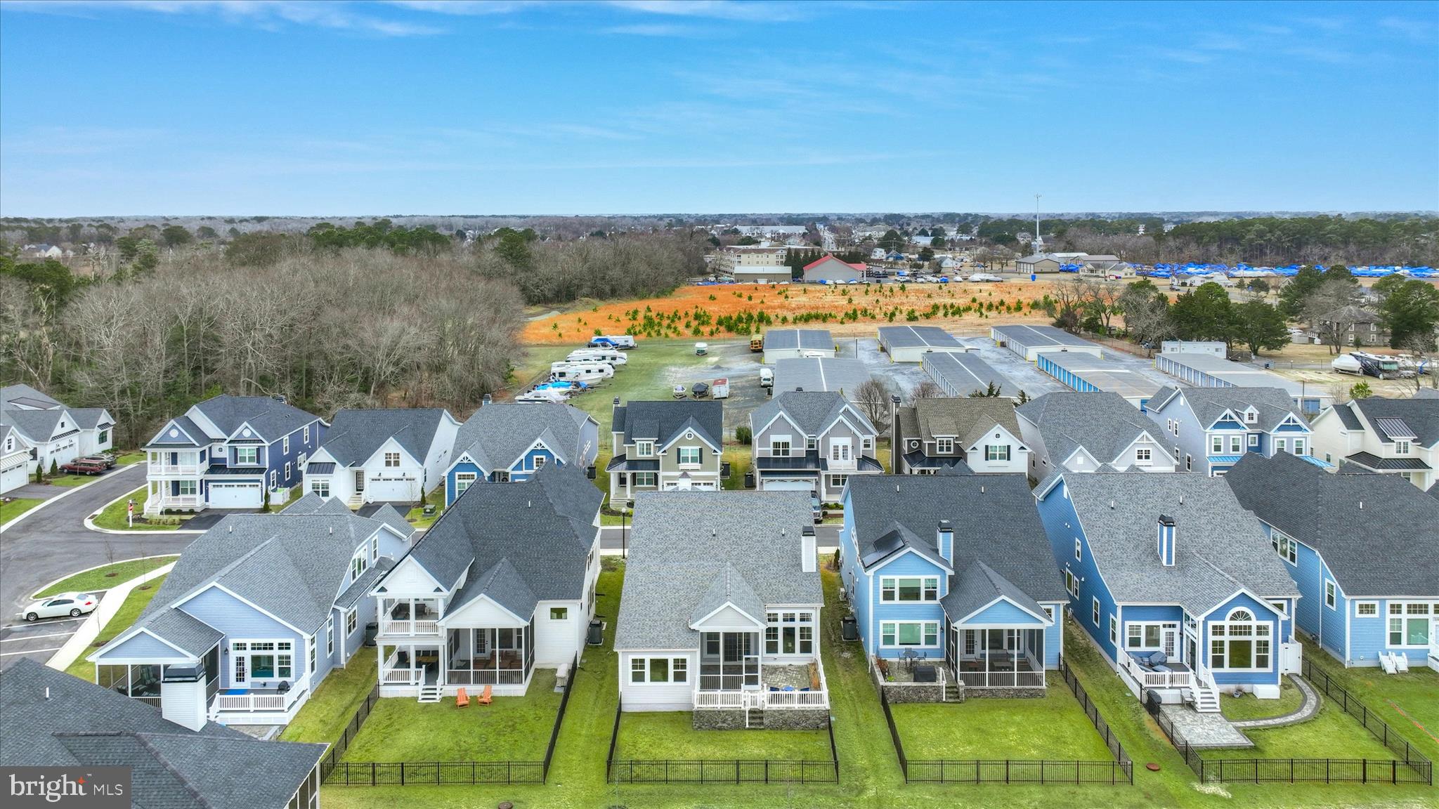 30475 Madeira Lane Ocean View, DE 19970 - Photo 31 of 38 an aerial view of residential houses with outdoor space and ocean view