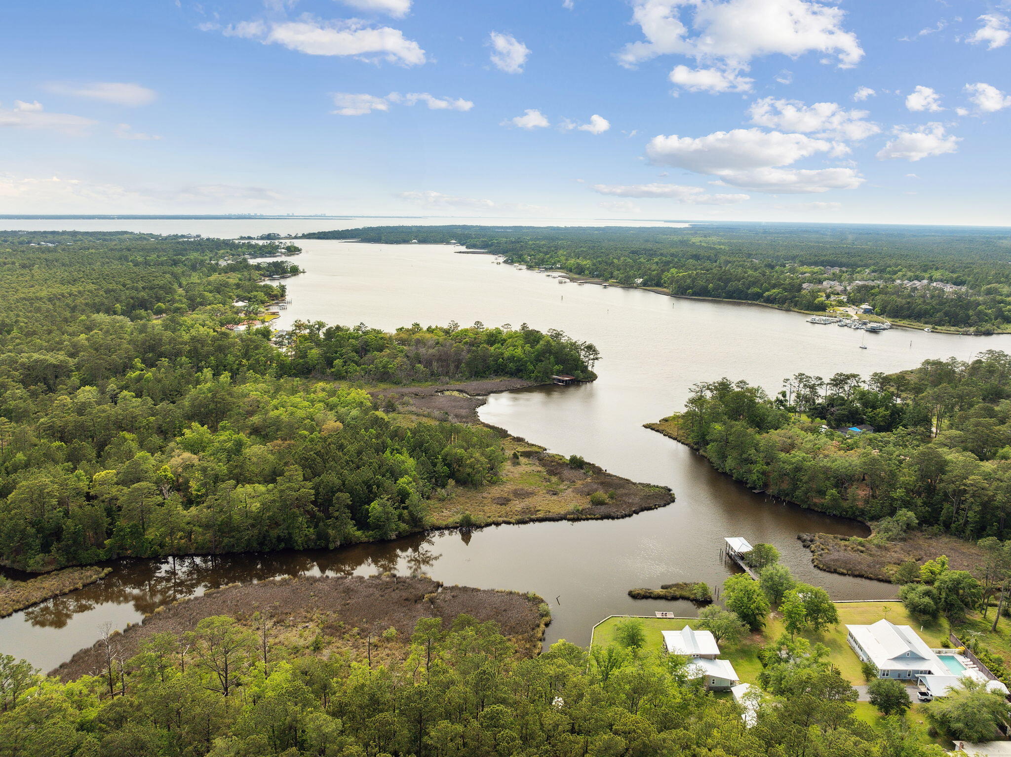 193 Ramsey Br Road Freeport, FL 32439 - Photo 8 of 25 a view of a lake from a yard