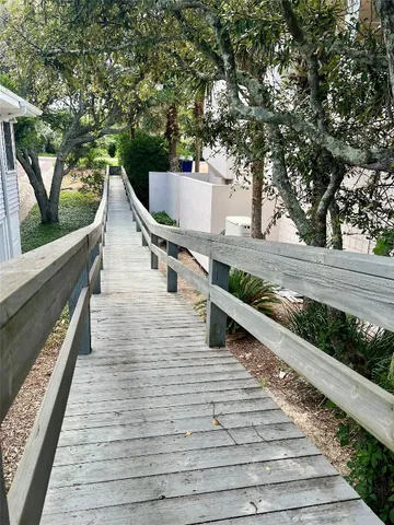 a view of outdoor space and deck
