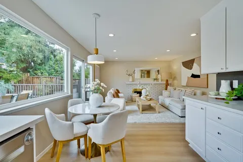 a kitchen with stove