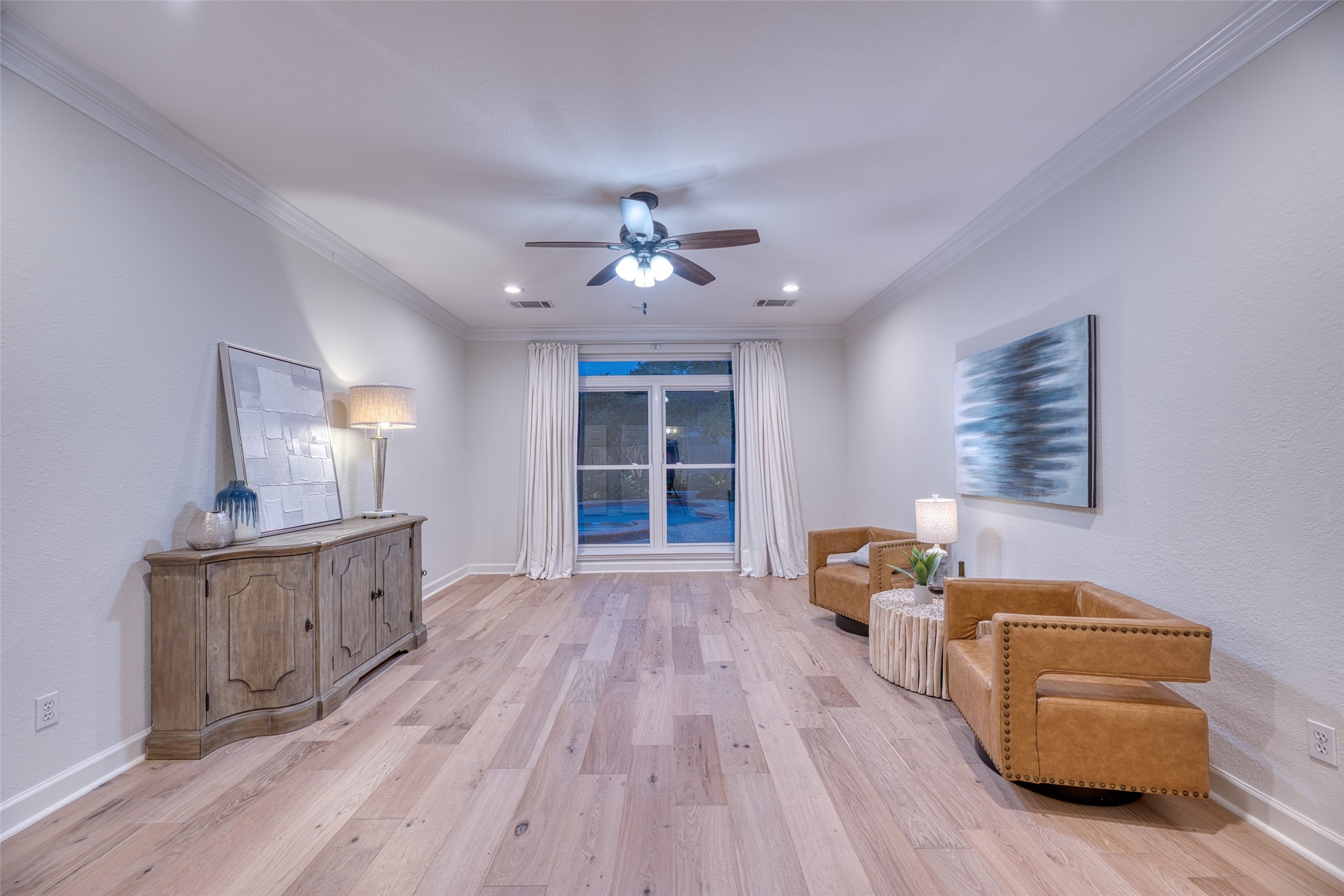 19303 Allview Lane Houston, TX 77094 - Photo 25 of 50 Primary bedroom additional angle with serene backyard views.