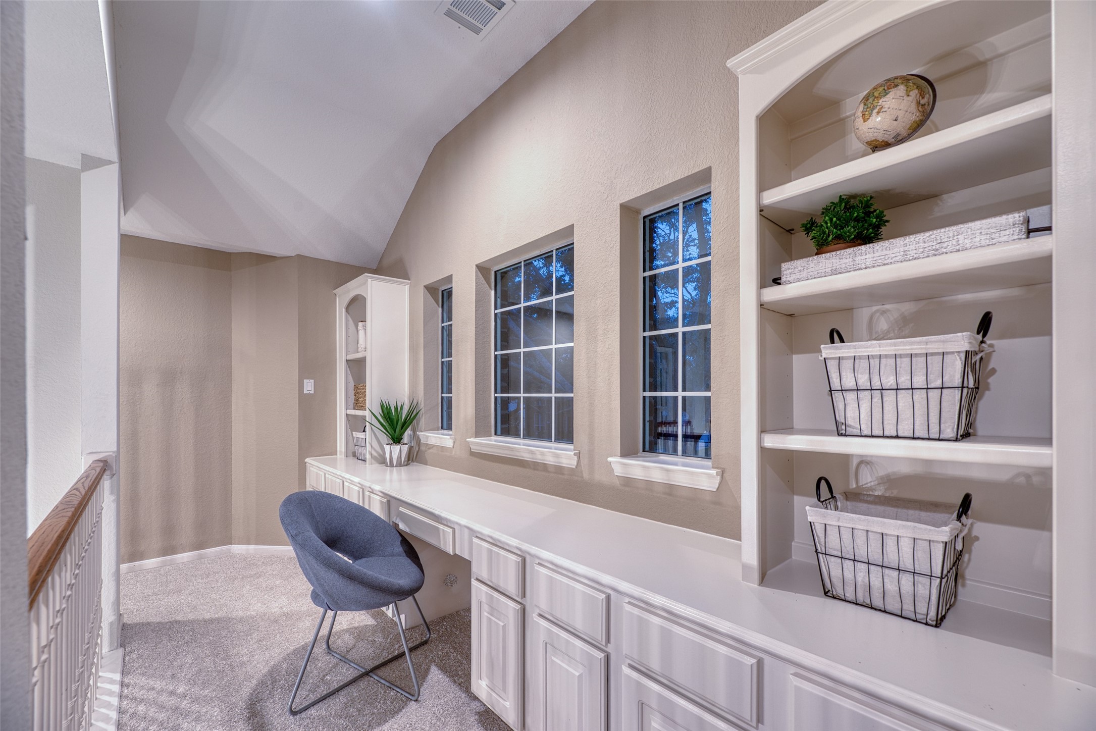 19303 Allview Lane Houston, TX 77094 - Photo 30 of 50 Built-in workspace or study nook with custom cabinetry.