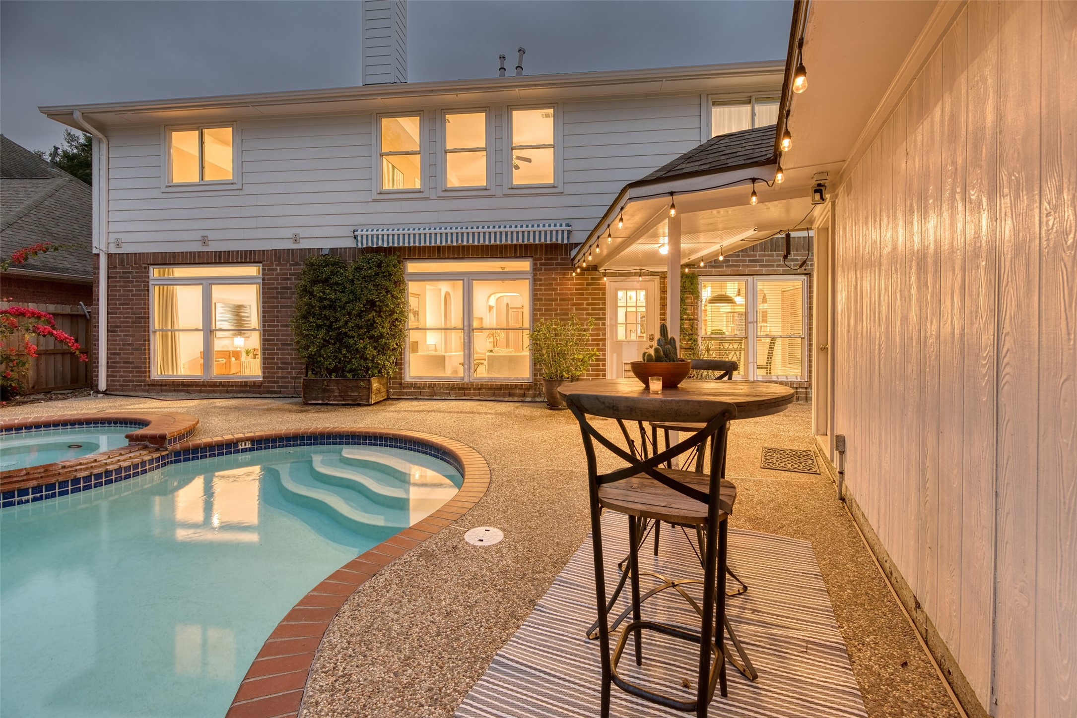 19303 Allview Lane Houston, TX 77094 - Photo 47 of 50 Pool and spa with ample deck space for seating and lounging.