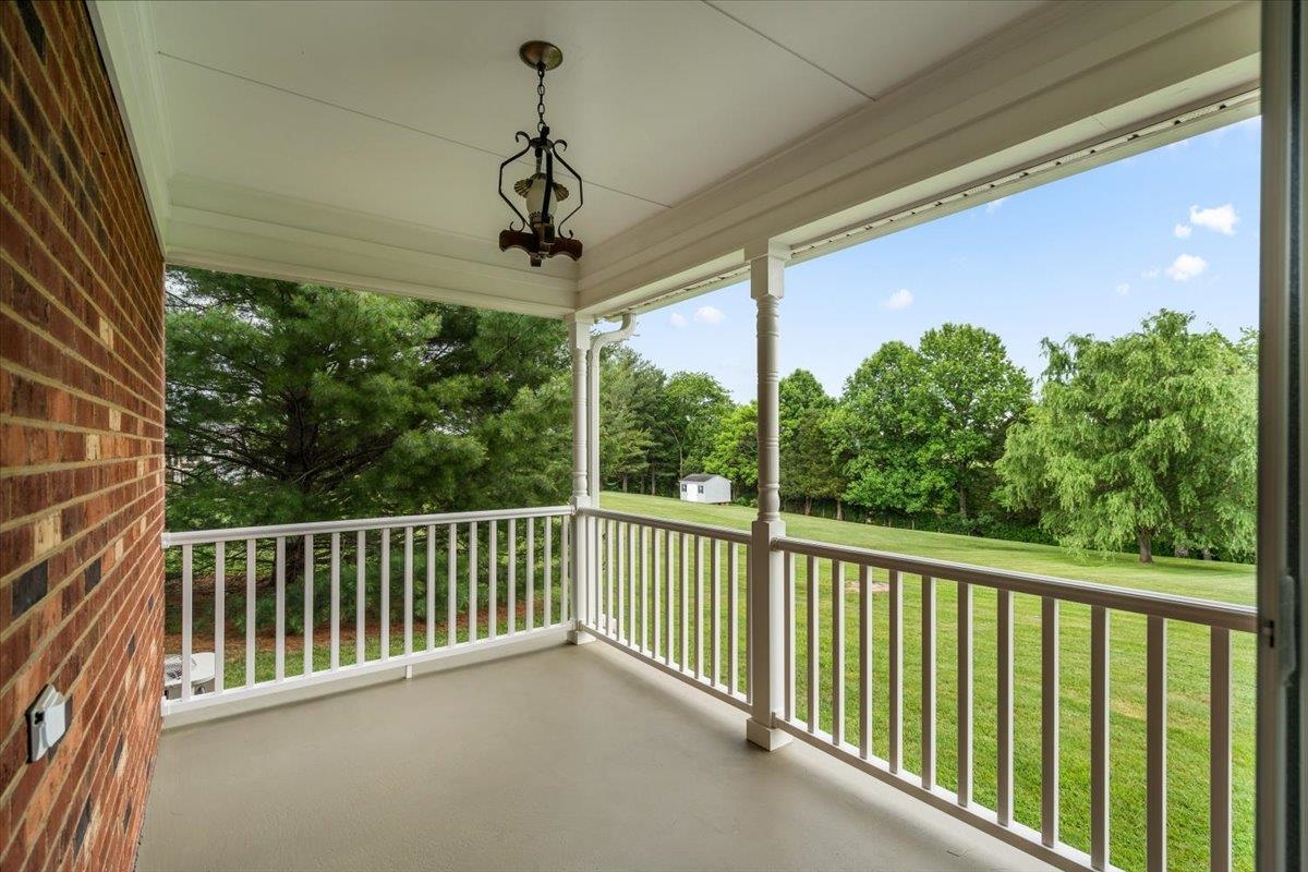 3835 Shutterlee Mill Road Staunton, VA 24401 - Photo 33 of 56 a view of a balcony with furniture