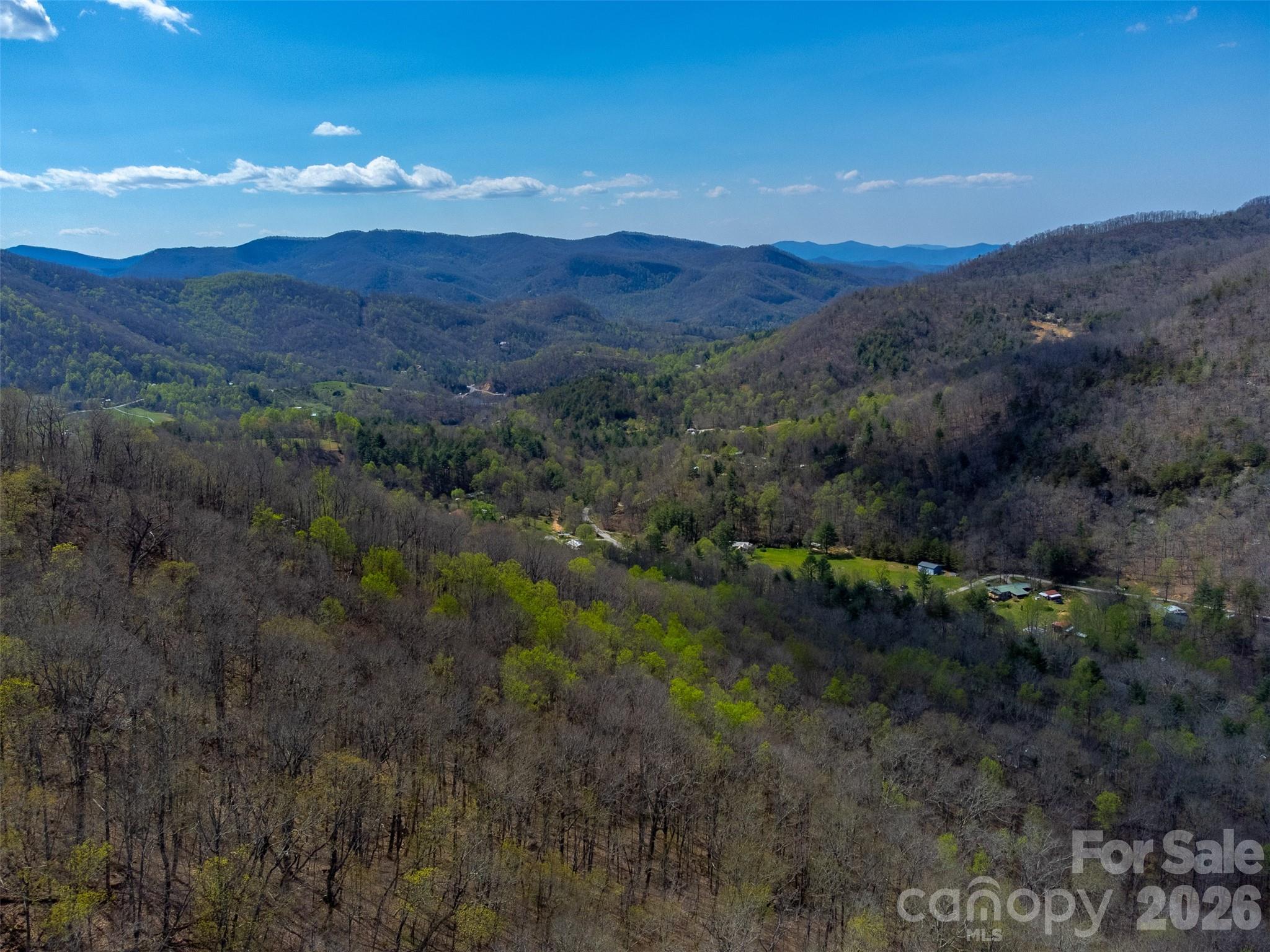 306 Cedar Creek Farm Road Tuckasegee, NC 28783 - Photo 28 of 29 a view of a town with mountains in the background