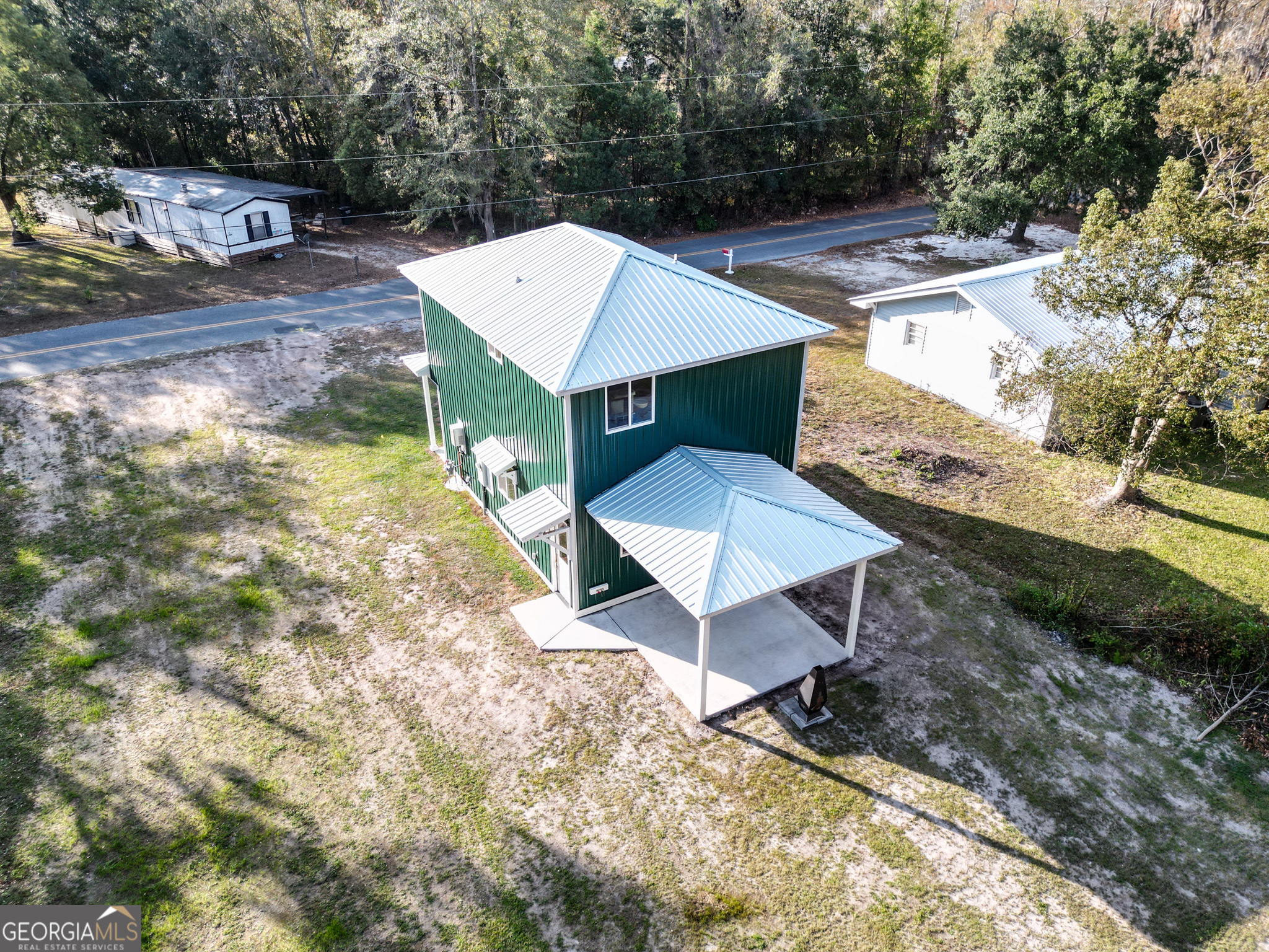 180 South Main Street Ludowici, GA 31316 - Photo 33 of 43 a view of a backyard