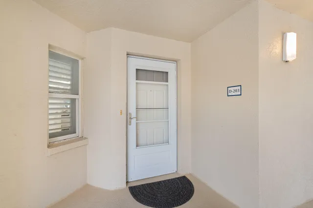 a view of front door