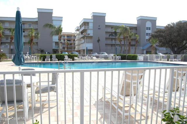 a view of city from a balcony