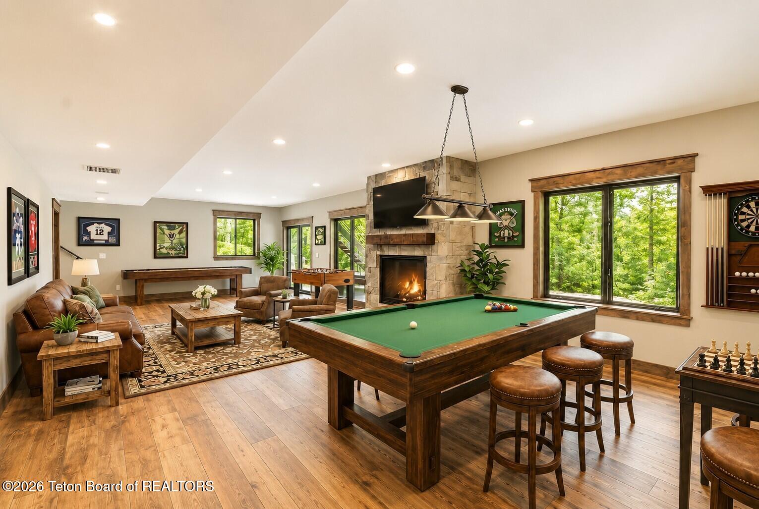 5727 Forest Ridge Road Victor, ID 83455 - Photo 15 of 80 Lower Level Living with virtual Staging