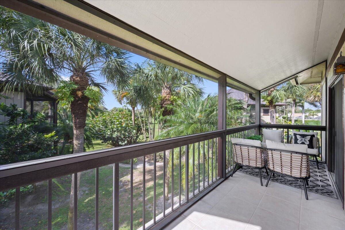 13334 Polo Club Road, Unit 332 Wellington, FL 33414 - Photo 19 of 19 Main Balcony / Screen Enclosure 2