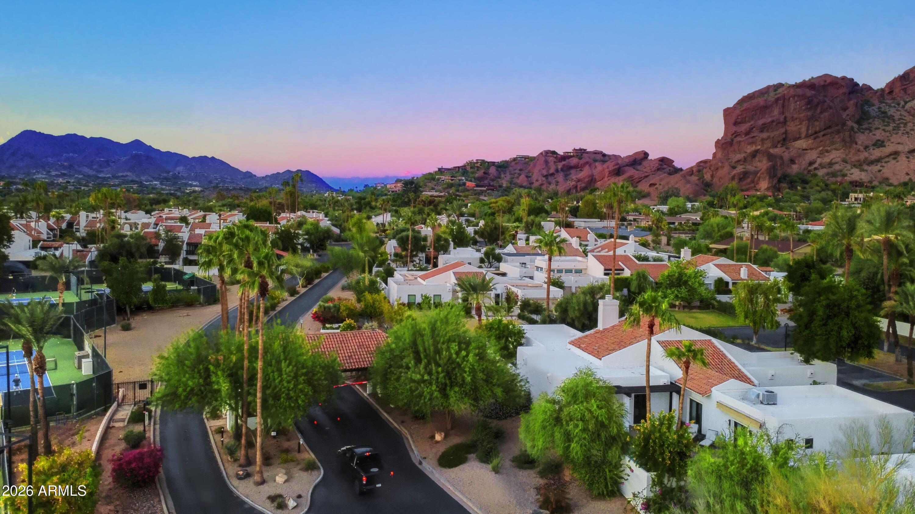 4438 East Camelback Road, Unit 149 Phoenix, AZ 85018 - Photo 53 of 65 The Village entrance, guard gate