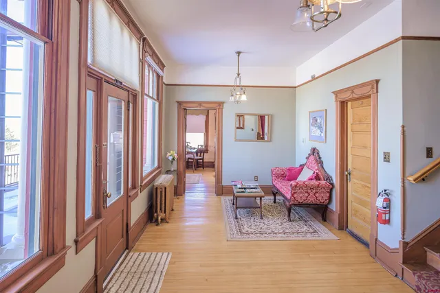 a view of front door