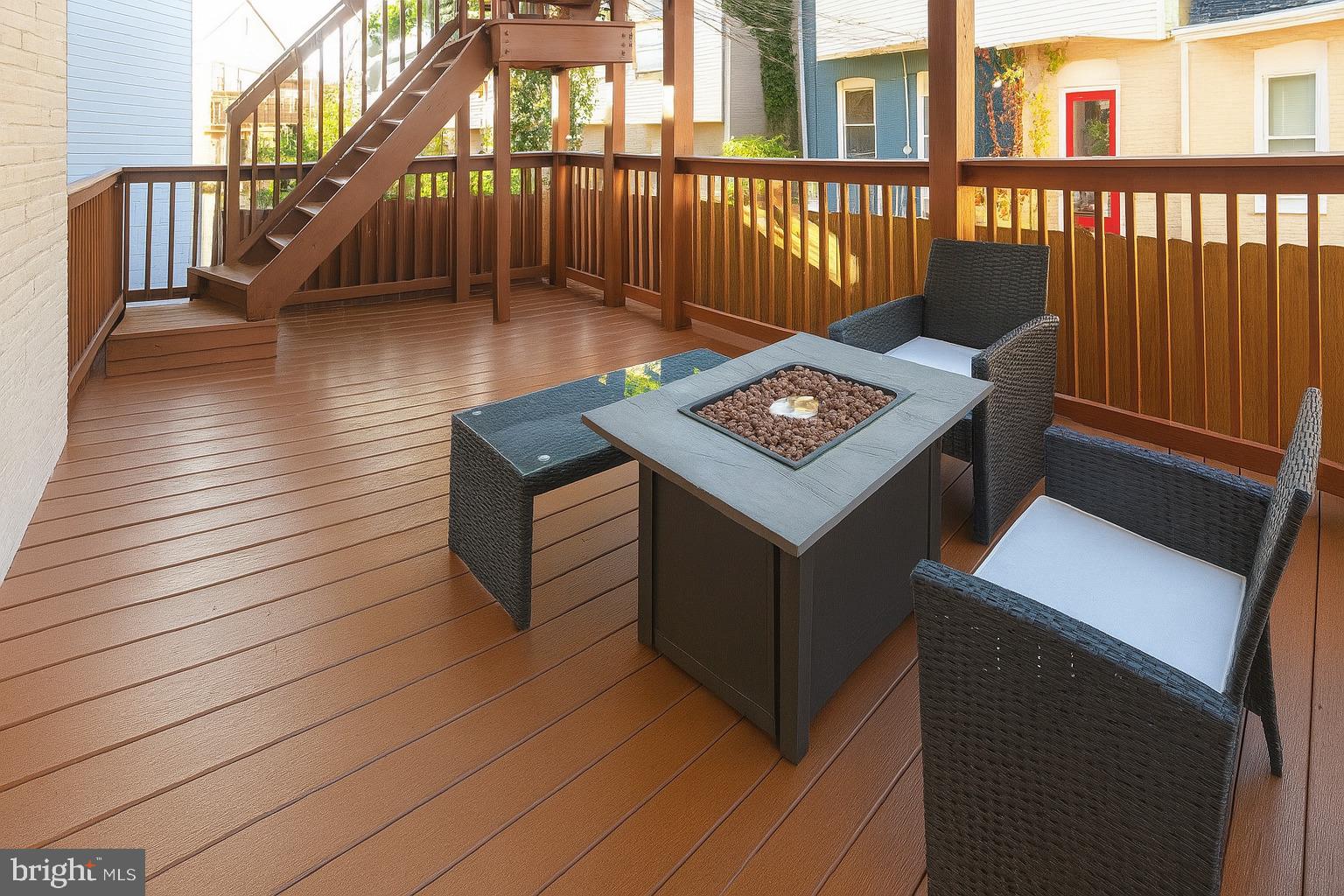 749 Gresham Place Northwest Washington, DC 20001 - Photo 17 of 20 a view of a balcony with furniture