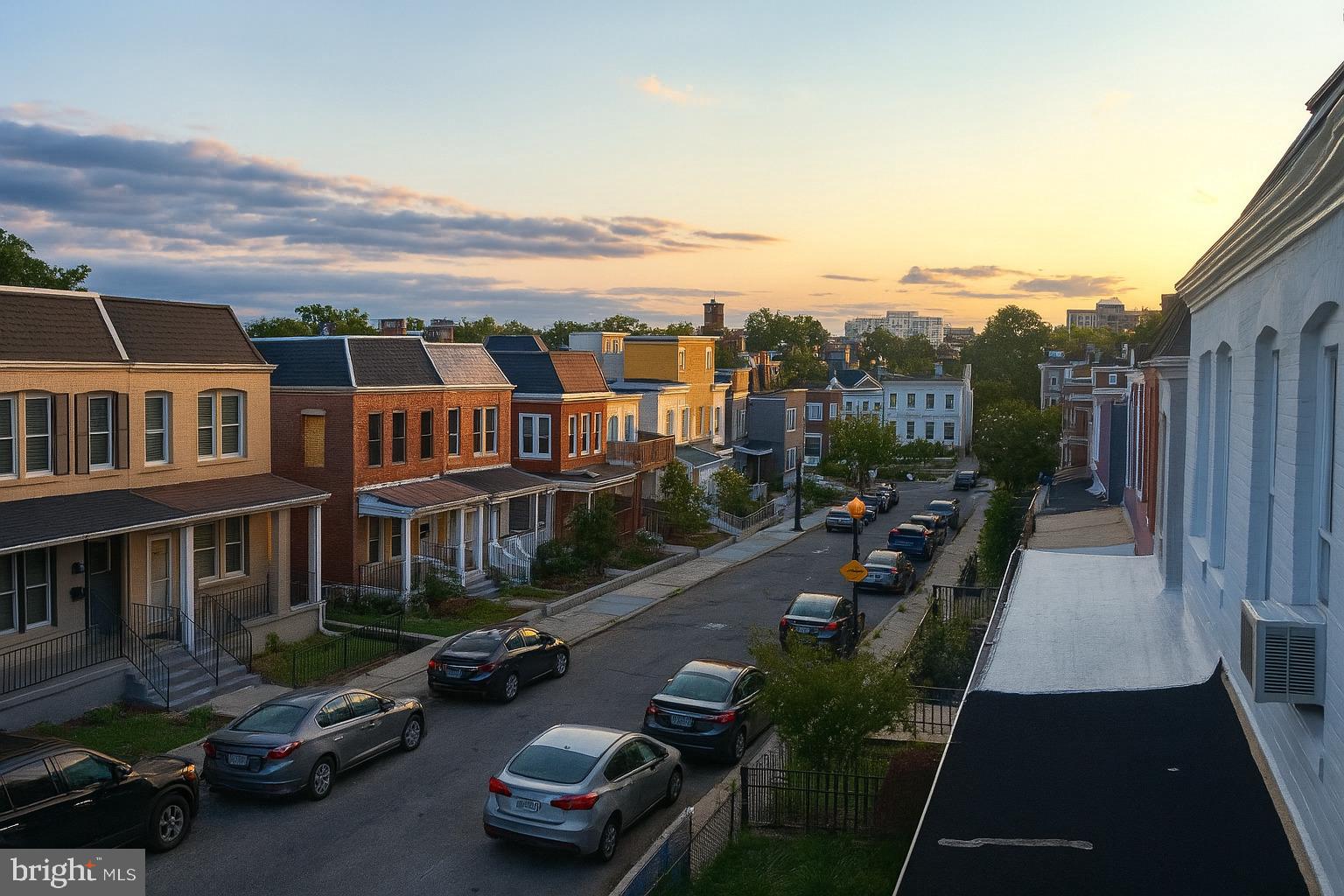 749 Gresham Place Northwest Washington, DC 20001 - Photo 20 of 20 an aerial view of a city with streets and houses