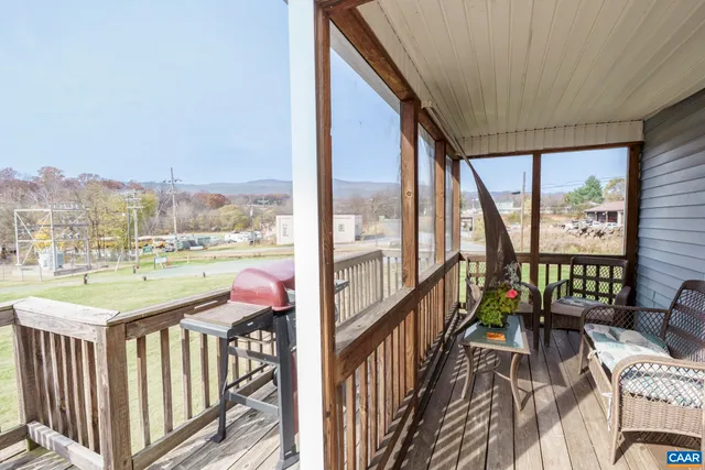 a view of an front door