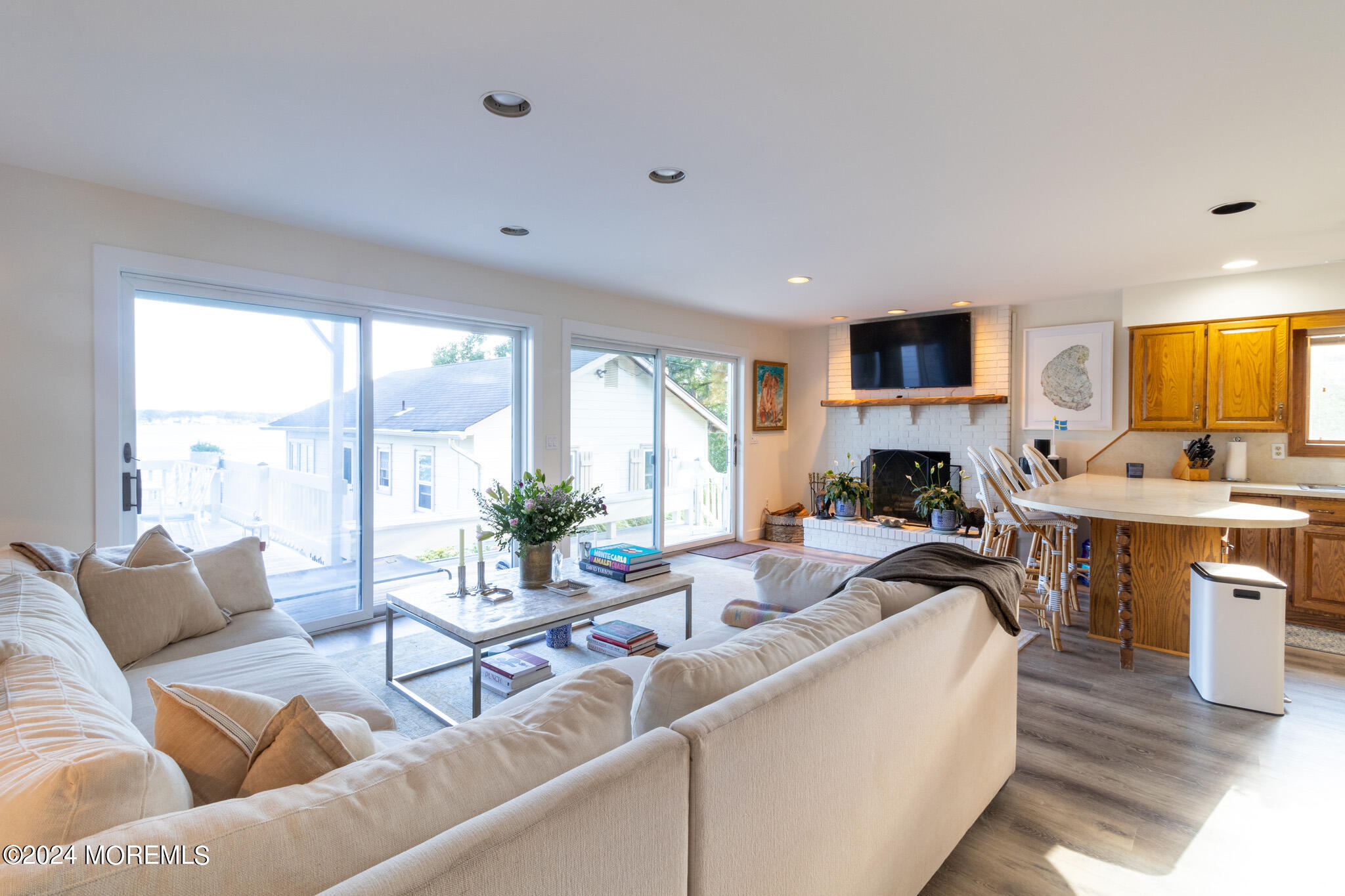 565 Princeton Avenue Brick, NJ 08724 - Photo 14 of 66 a living room with furniture fireplace and a large window