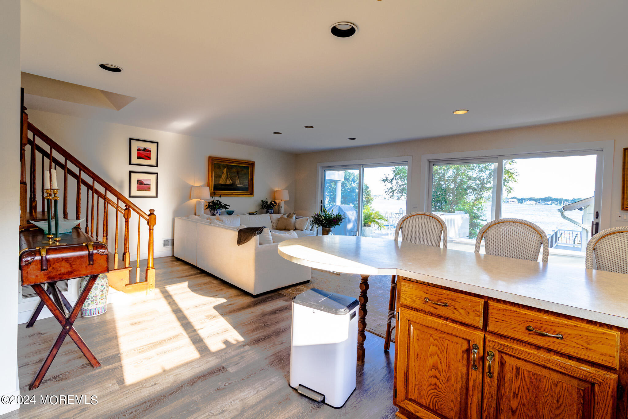 565 Princeton Avenue Brick, NJ 08724 - Photo 20 of 66 a view of living room with furniture flat screen tv and outdoor view