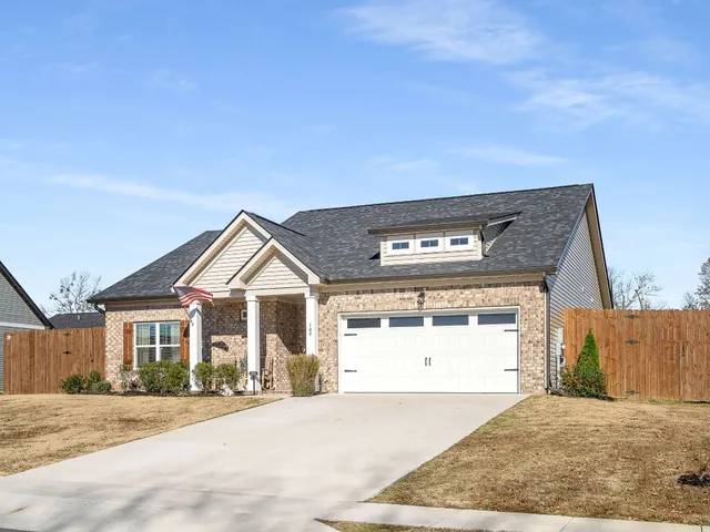 a view of a house with a patio