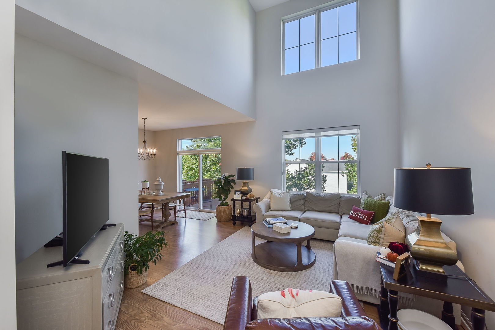 247 Grand Ridge Road St. Charles, IL 60175 - Photo 2 of 17 a living room with furniture and a flat screen tv