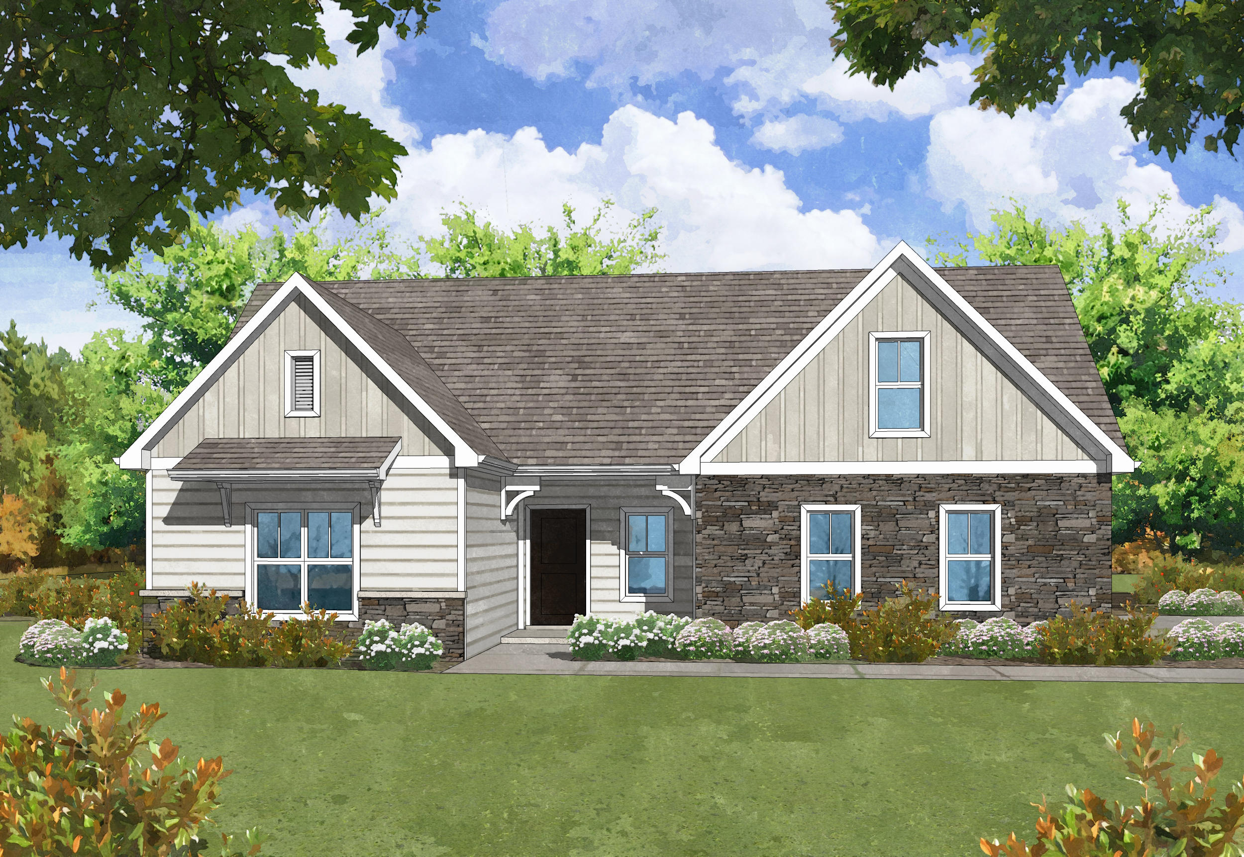 1012 Deep Gap Road Ridgeville, SC 29472 - Photo 2 of 2 Mercer Floor Plan (REVISED)