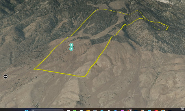 123 West Tbd Willow Spring Road Eureka, UT 84628 - Photo 57 of 60 Boundary Map. Illustrating the defined perimeter of the property