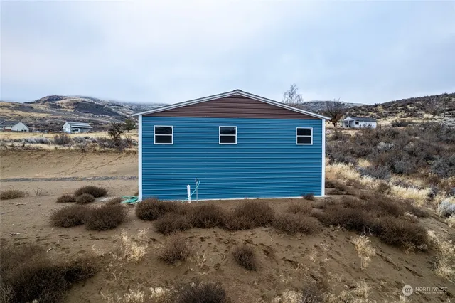 a view of a lake with a mountain