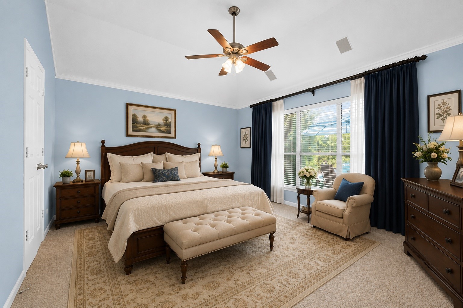 2007 Louetta Spring Drive Spring, TX 77388 - Photo 24 of 50 Virtually staged primary bedroom