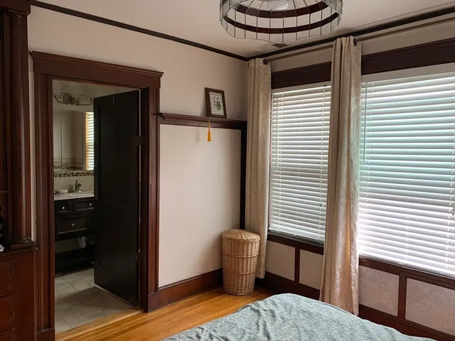 a room with furniture and a window