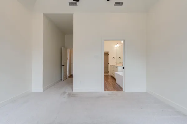 a view of empty room