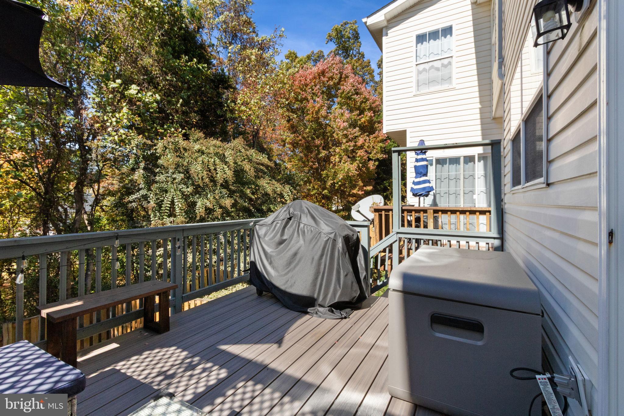 15636 Avocet Loop Woodbridge, VA 22191 - Photo 23 of 60 a view of balcony with wooden floor and outdoor seating