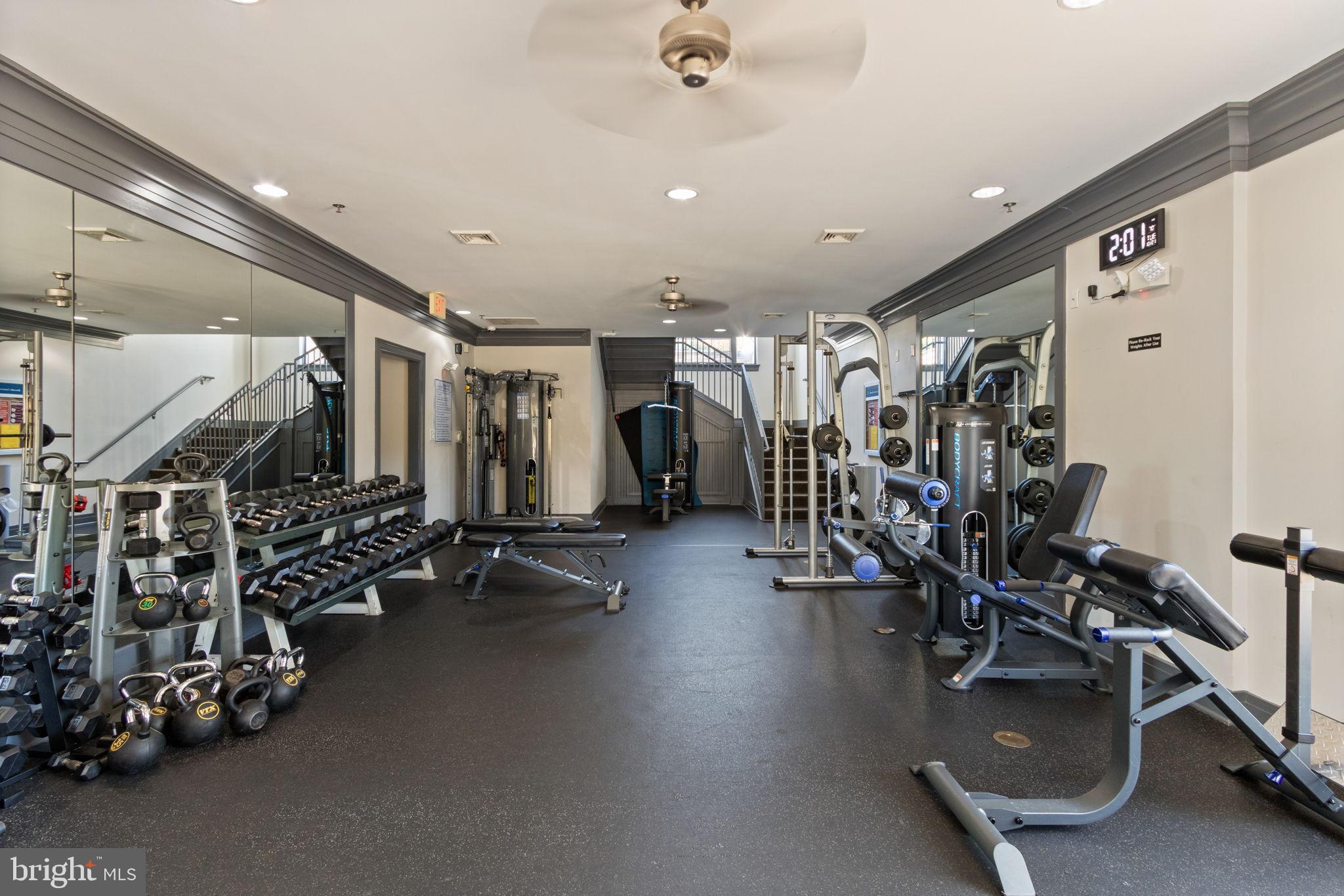 15636 Avocet Loop Woodbridge, VA 22191 - Photo 51 of 60 a view of a room with gym equipment