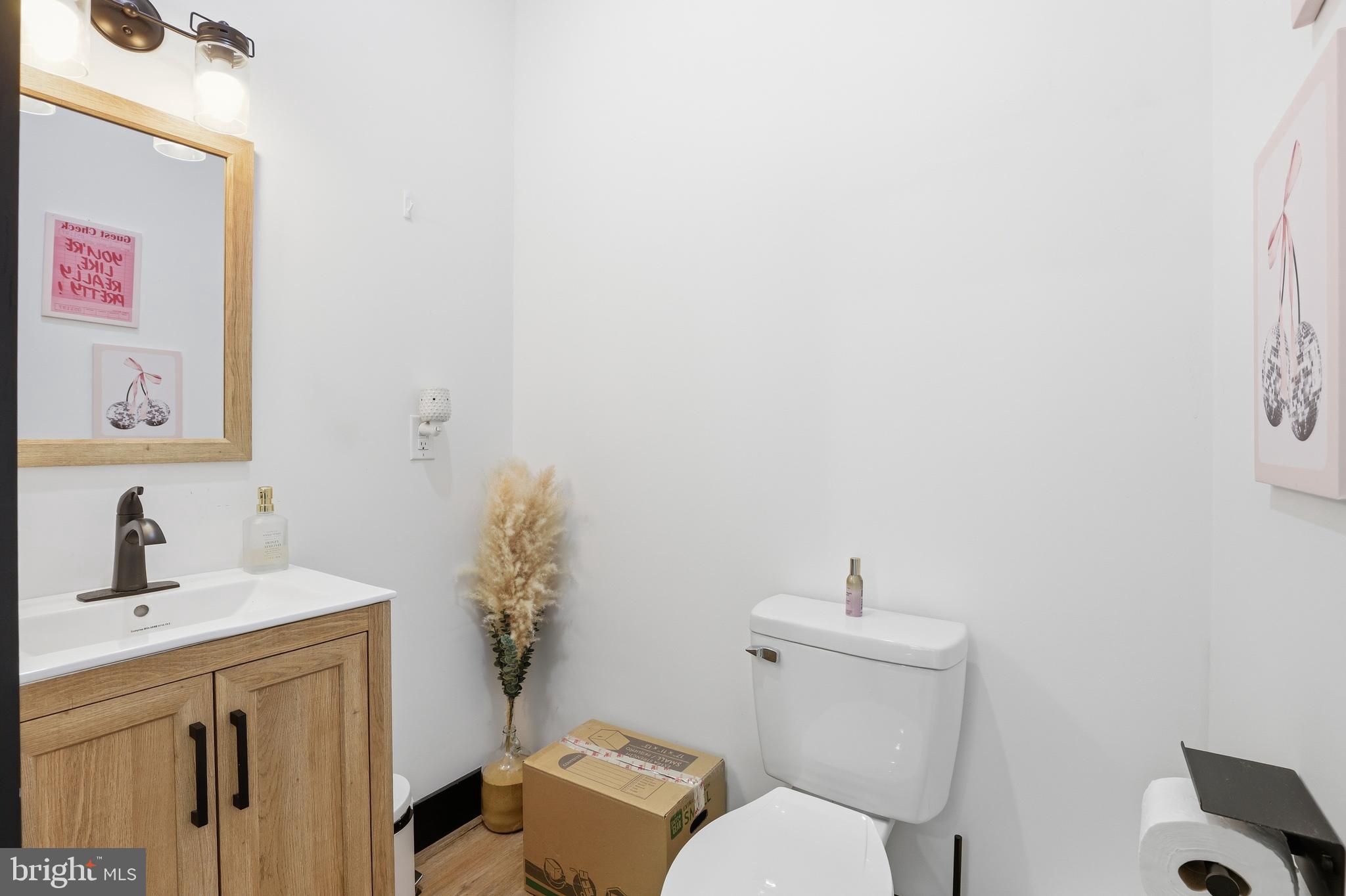 24815 Zoar Road Georgetown, DE 19947 - Photo 34 of 49 a bathroom with a sink mirror and toilet