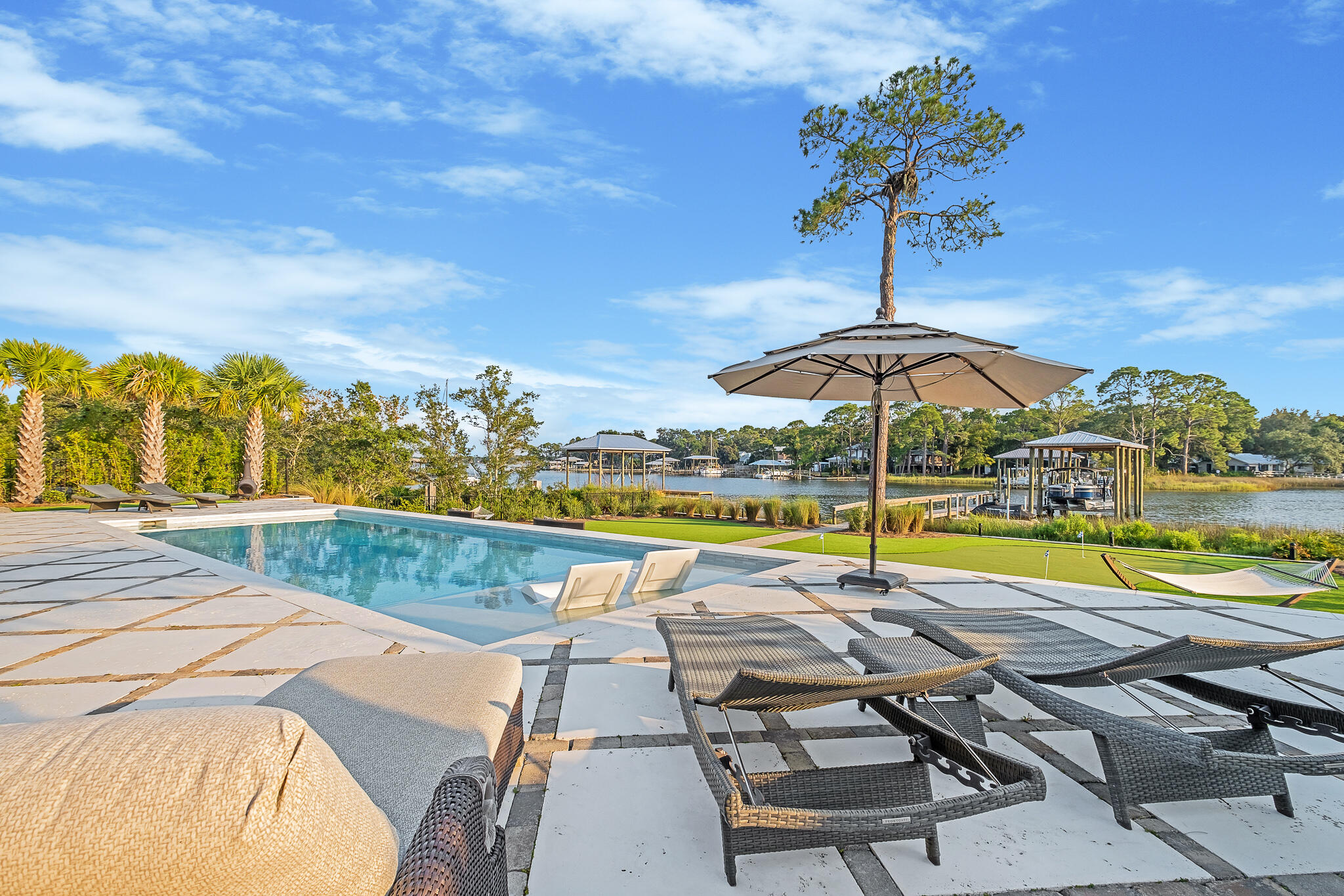 336 East Shipwreck Road Santa Rosa Beach, FL 32459 - Photo 33 of 50 a view of swimming pool with chairs