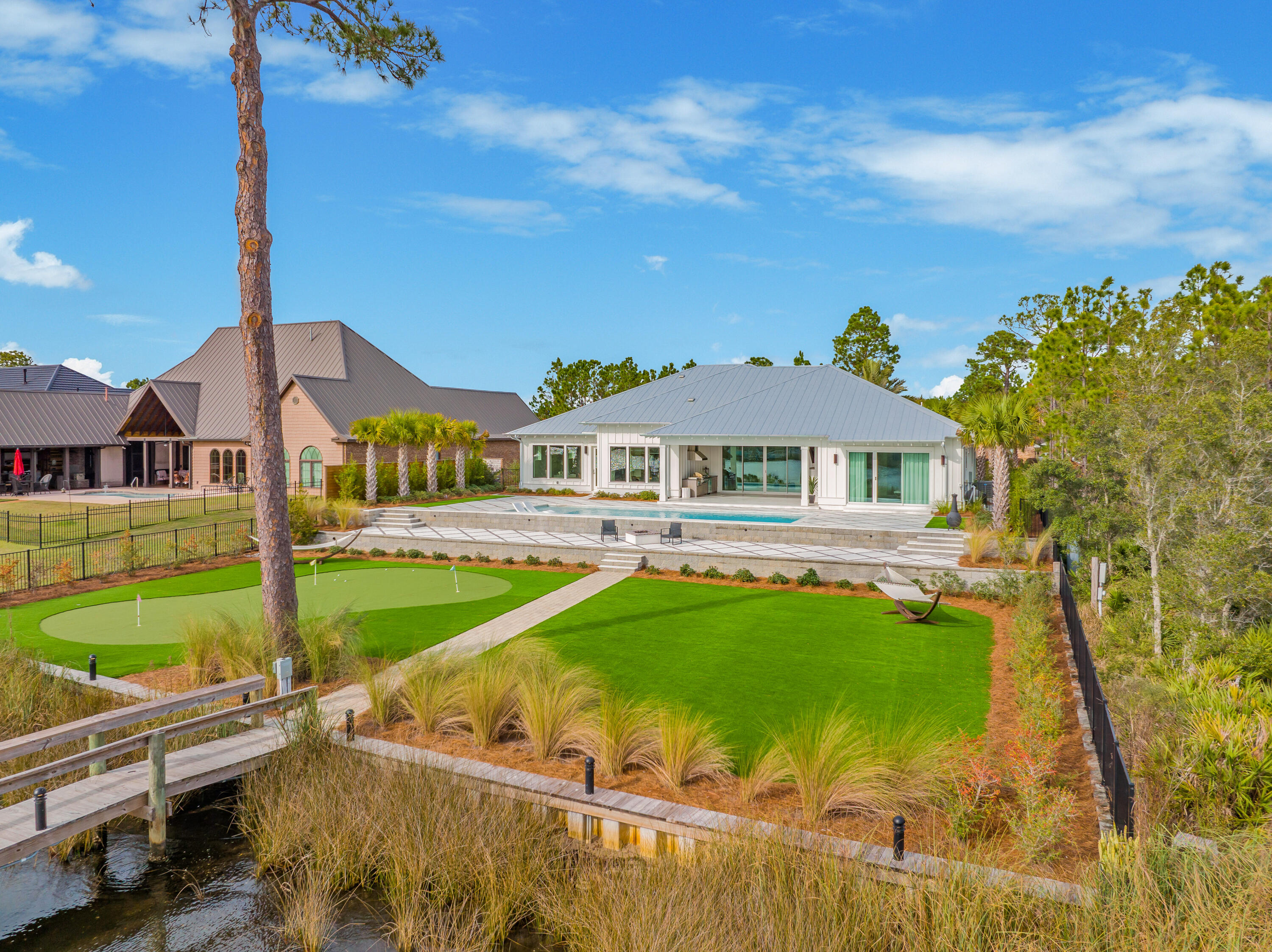 336 East Shipwreck Road Santa Rosa Beach, FL 32459 - Photo 41 of 50 a front view of house with yard and green space
