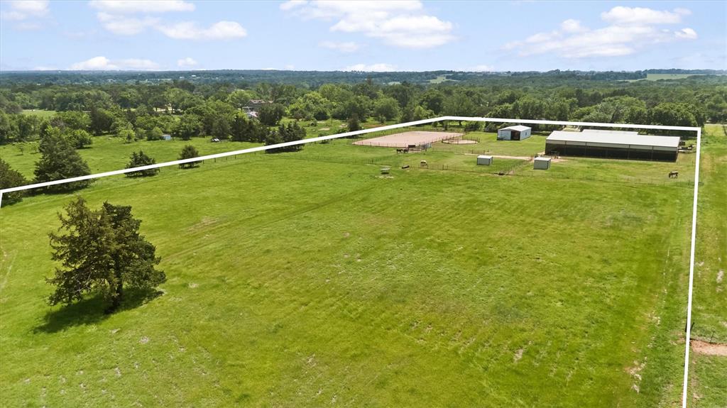 219 Friends Road Denison, TX 75021 - Photo 37 of 40 Aerial view of the pasture - has been hayed